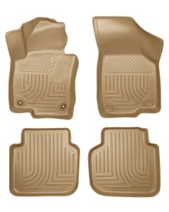 Husky Liners ® - WeatherBeater™ Tan Custom Footwell Coverage Front and 2nd Seat Floor Liners (98683)