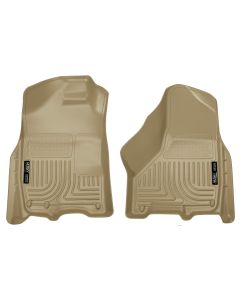 Husky Liners ® - WeatherBeater™ Tan Custom Front Floor Liners (18003)