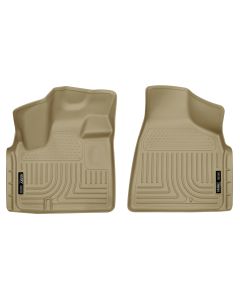 Husky Liners ® - WeatherBeater™ Tan Custom Front Floor Liners (18093)