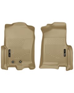 Husky Liners ® - WeatherBeater™ Tan Custom Front Floor Liners (18373)