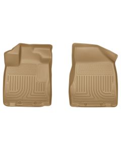 Husky Liners ® - WeatherBeater™ Tan Custom Front Floor Liners (18663)