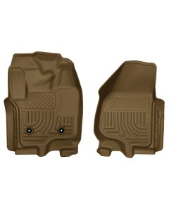 Husky Liners ® - WeatherBeater™ Tan Custom Front Floor Liners (18703)