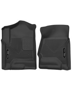 Husky Liners ® - X-act Contour™ Black Custom Front Floor Liners (53111)