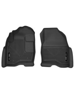 Husky Liners ® - X-act Contour™ Black Custom Front Floor Liners (53331)