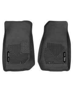 Husky Liners ® - X-act Contour™ Black Custom Front Floor Liners (53571)