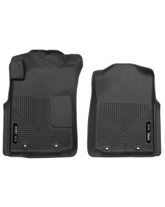 Husky Liners ® - X-act Contour™ Black Custom Front Floor Liners (53701)