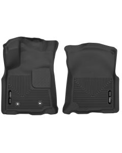 Husky Liners ® - X-act Contour™ Black Custom Front Floor Liners (53741)