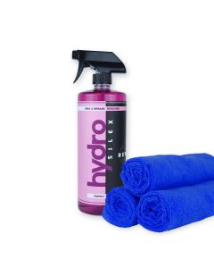 Hydrosilex ® - 32 oz Rewind Aftercare Wax And Grease Remover Soap With 5 Microfiber Towels