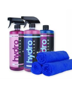 HydroSilex Marine 32 oz Kit Marine, Rewind, Silica Soap & 10 Microfiber Towels