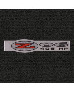 Lloyd Mats Classic Loop Black 3PC Floor Mats For Chevrolet Corvette Z06, Logo