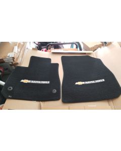 Lloyd Mats Classic Loop Black 4PC Floor Mats For Chevrolet Malibu, Fronts