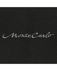 Lloyd Mats ® - Classic Loop Black 4PC Floor Mats For Chevrolet Monte Carlo with Monte Carlo Lettering