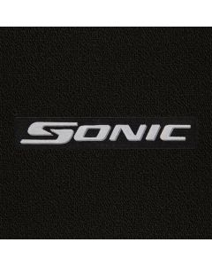 Lloyd Mats Classic Loop Black 4PC Floor Mats For Chevrolet Sonic, Logo