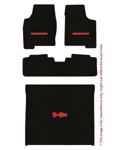 Lloyd Mats Classic Loop Black 4PC Floor Mats For Hummer H2, Mat illustration