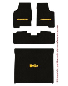 Lloyd Mats Classic Loop Black 4PC Floor Mats For Hummer H2, Mat illustration