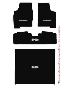 Lloyd Mats Classic Loop Black 4PC Floor Mats For Hummer H3, Mat illustration