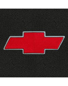 Lloyd Mats Classic Loop Black Front Floor Mats For Chevrolet, Logo
