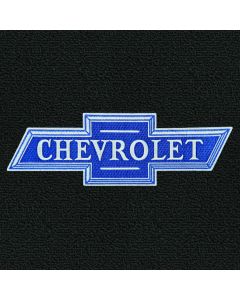 Lloyd Mats Classic Loop Black Front Floor Mats For Chevrolet, Logo