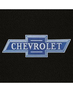 Lloyd Mats Classic Loop Black Front Floor Mats For Chevrolet C30 Pickup, Logo