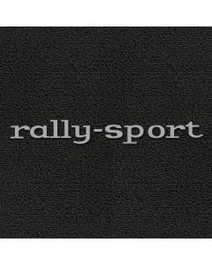 Lloyd Mats ® - Classic Loop Black Front Floor Mats For Chevrolet Camaro 1968 with Rally Sport Silver Script