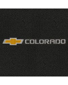Lloyd Mats Classic Loop Black Front Floor Mats For Chevrolet Colorado, Logo
