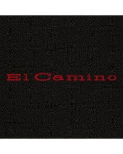 Lloyd Mats Classic Loop Black Front Floor Mats For Chevrolet El Camino, Logo