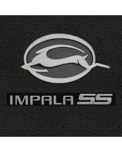 Lloyd Mats Classic Loop Black Front Floor Mats For Chevrolet Impala, Logo