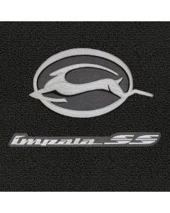 Lloyd Mats Classic Loop Black Front Floor Mats For Chevy Impala, Logo