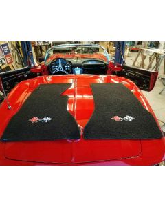 Lloyd Mats Classic Loop Black Front Floor Mats for Corvette C1, Advertise image 1