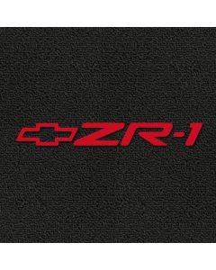 Lloyd Mats Classic Loop Black Front Floor Mats For Corvette ZR-1 Coupe, Logo