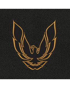 Lloyd Mats Classic Loop Black Front Floor Mats For Pontiac Firebird, Logo