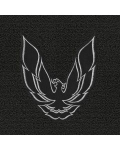Lloyd Mats Classic Loop Black Front Floor Mats For Pontiac Firebird, Logo