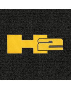 Lloyd Mats Classic Loop Black Standard Cargo Mat For Hummer H2, Logo