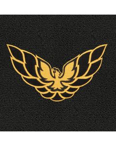 Lloyd Mats Classic Loop Black Standard Deck Mat For Pontiac Firebird, Logo