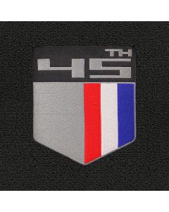 Lloyd Mats Classic Loop Ebony 3PC Floor Mats For Camaro 45th Anniversary, Logo