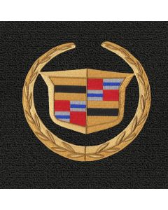 Lloyd Mats Classic Loop Ebony 4PC Floor Mats For Cadillac CTS, Logo