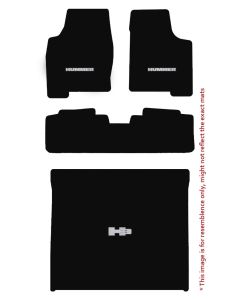 Lloyd Mats Classic Loop Ebony 4PC Floor Mats For Hummer H3, Mat illustration