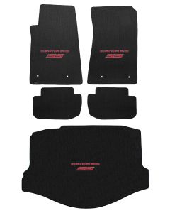 Lloyd Mats Classic Loop Ebony 5PC Floor Mats For Camaro SS/RS Convertible, Mats