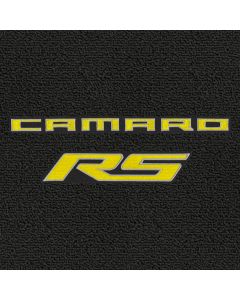 Lloyd Mats Classic Loop Ebony 5PC Floor Mats For Camaro SS/RS Convertible, Logo