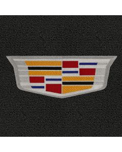 Lloyd Mats Classic Loop Ebony Front Floor Mats For Cadillac ATS, Logo
