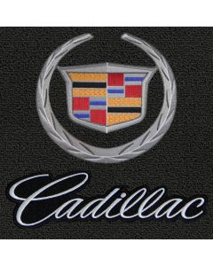 Lloyd Mats Classic Loop Ebony Front Floor Mats For Cadillac XLR, Logo