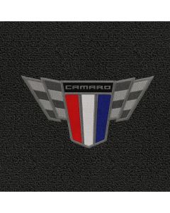 Lloyd Mats Classic Loop Ebony Front Floor Mats for Chevrolet Camaro, Logo