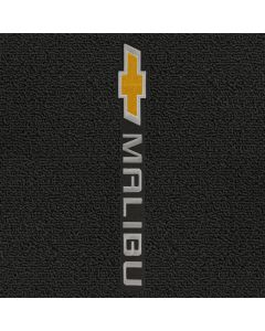 Lloyd Mats Classic Loop Ebony Front Floor Mats For Chevrolet Malibu, Logo