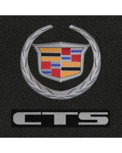 Lloyd Mats Classic Loop Ebony Front Floor Mats For CTS Sedan AWD, Logo