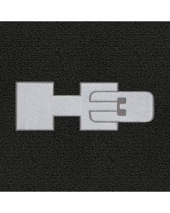 Lloyd Mats Classic Loop Ebony Front Floor Mats For Hummer H3, Logo