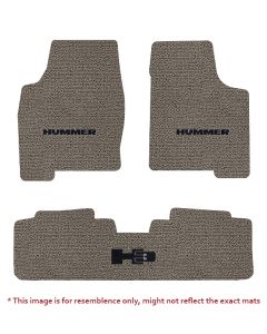 Lloyd Mats Classic Loop Grey 3PC Floor Mats For Hummer H3, Mat illustration