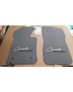 Lloyd Mats Classic Loop Grey Front Floor Mats for Corvette C2, Main