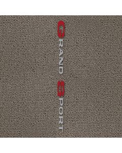 Lloyd Mats Classic Loop Grey Front Floor Mats for Corvette C4, Logo