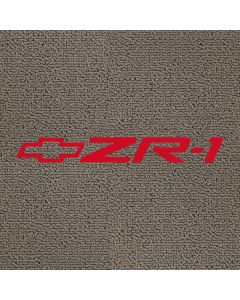 Lloyd Mats Classic Loop Grey Front Floor Mats for Corvette C4, Logo