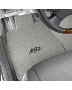 Lloyd Mats Classic Loop Grey Front Floor Mats for Mercedes-Benz, Logo